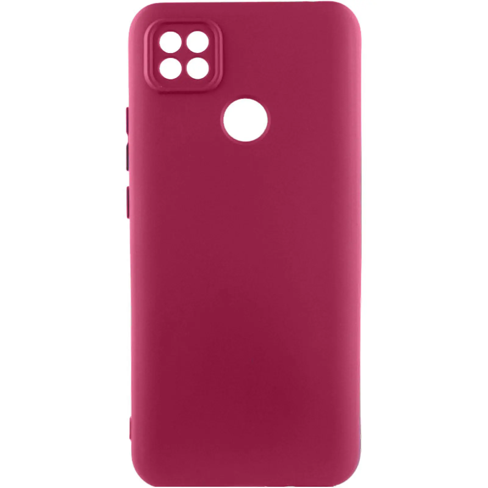 Чехол TPU GETMAN Liquid Silk Full Camera для Xiaomi Redmi 9C, Бордовый / Marsala, TPU, купить оптом с доставкой