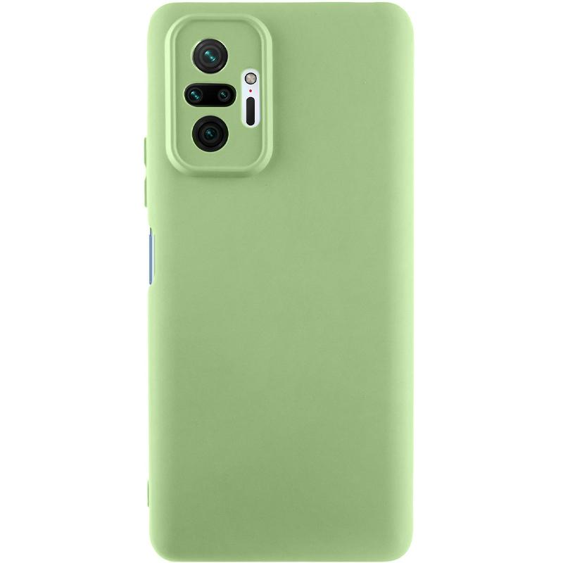 Чохол GETMAN Liquid Silk Full Camera для Xiaomi Redmi Note 10 Pro | TPU + Мікрофібра Фотографія №1 Чохол GETMAN Liquid Silk Full Camera для Xiaomi Redmi Note 10 Pro | TPU + Мікрофібра на малюнкі №1