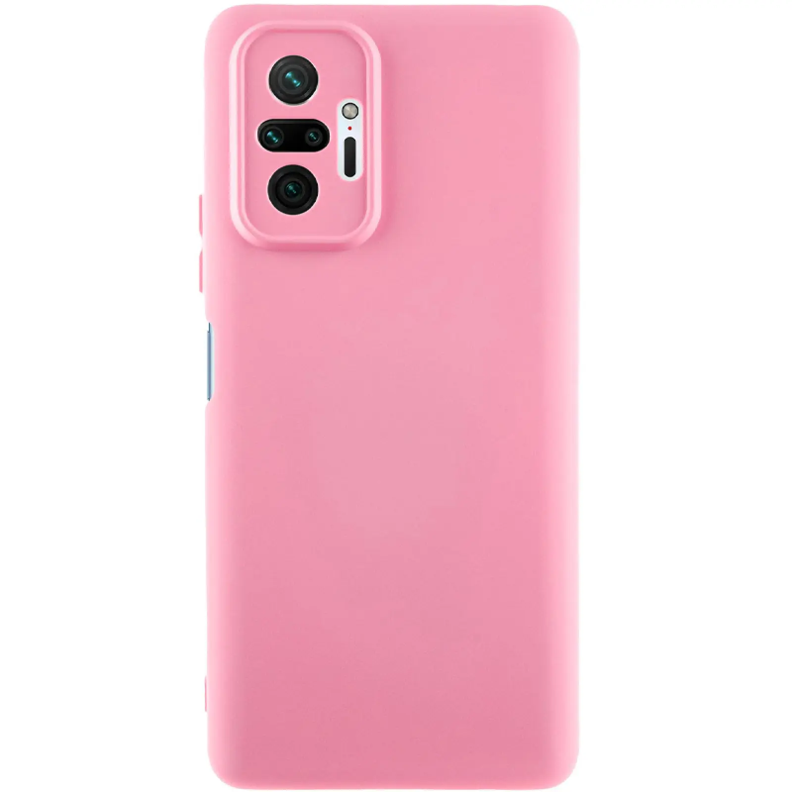 Чехол TPU GETMAN Liquid Silk Full Camera для Xiaomi Redmi Note 10 Pro / 10 Pro Max, Розовый / Pink, TPU, купить оптом с доставкой