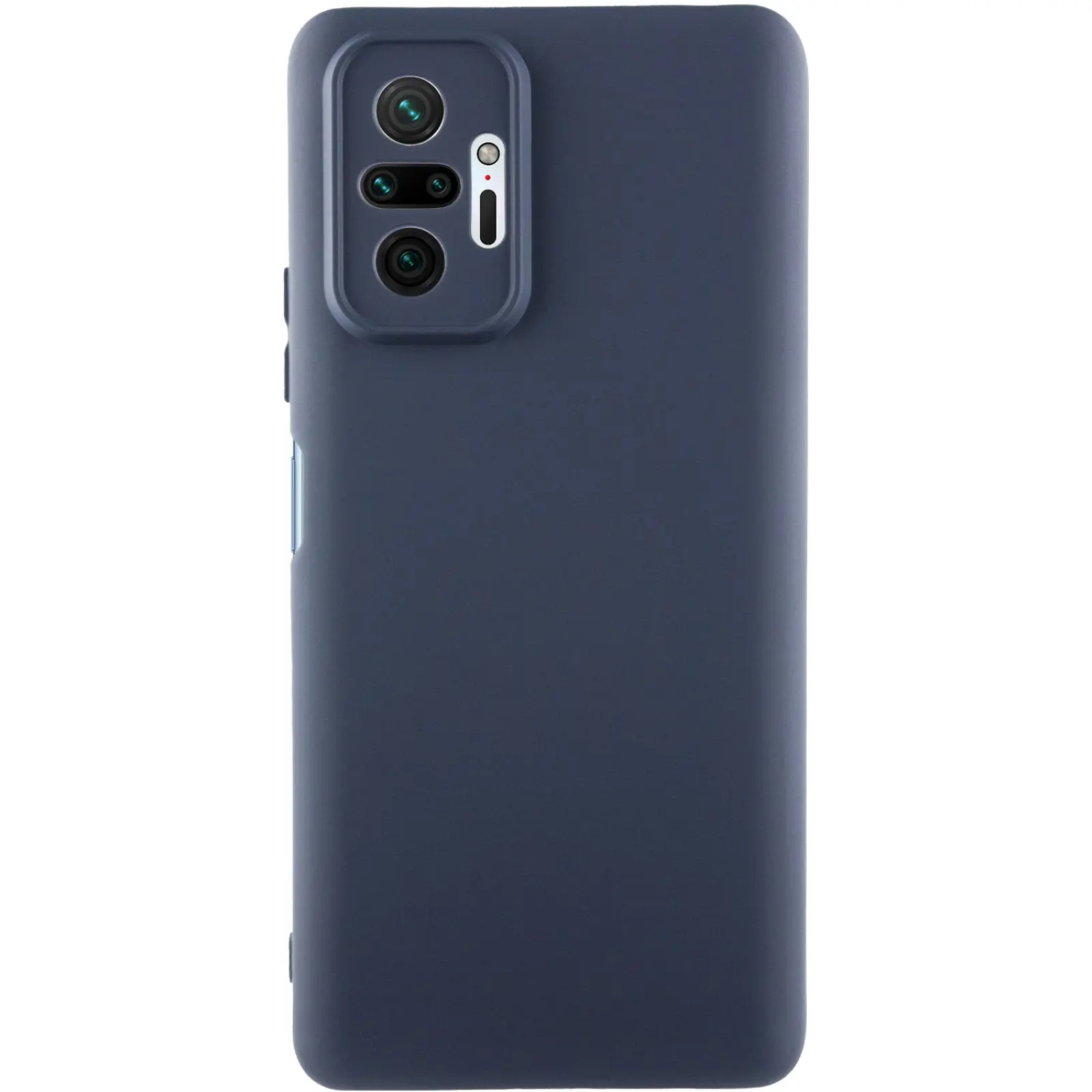 Чехол TPU GETMAN Liquid Silk Full Camera для Xiaomi Redmi Note 10 Pro / 10 Pro Max, Синий / Midnight Blue, TPU, купить оптом с доставкой