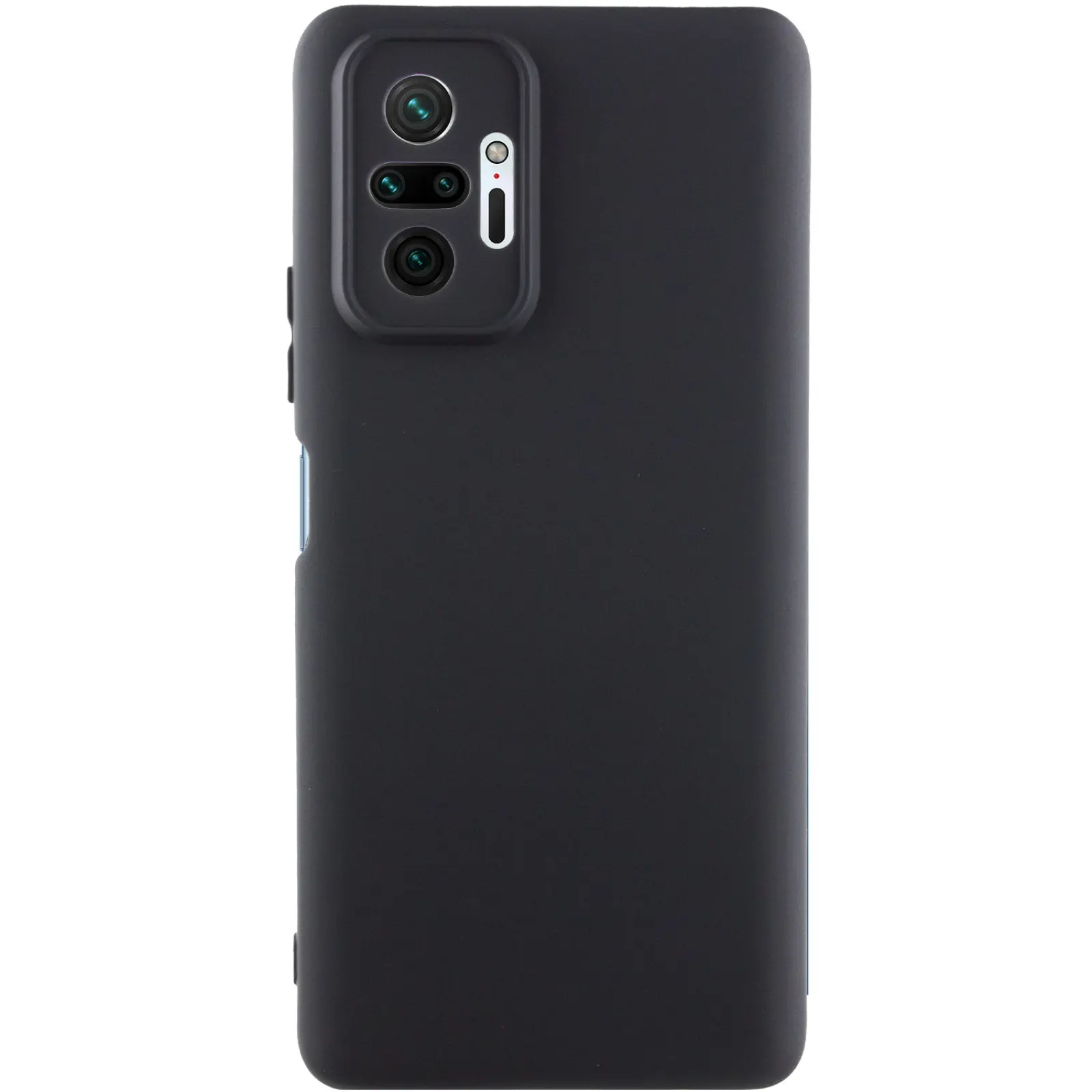 Чехол TPU GETMAN Liquid Silk Full Camera для Xiaomi Redmi Note 10 Pro / 10 Pro Max, Черный / Black, TPU, купить оптом с доставкой