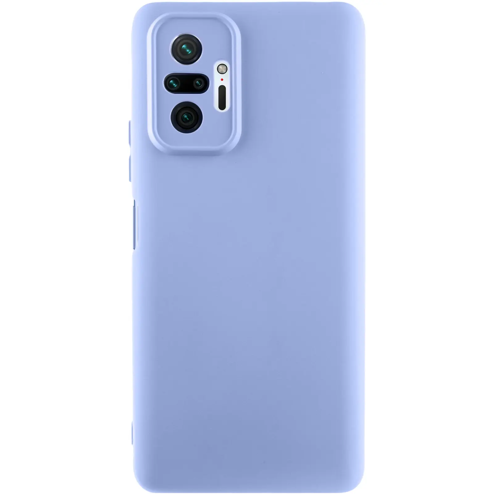 Чехол TPU GETMAN Liquid Silk Full Camera для Xiaomi Redmi Note 10 Pro / 10 Pro Max, Сиреневый / Light purple, TPU, купить оптом с доставкой