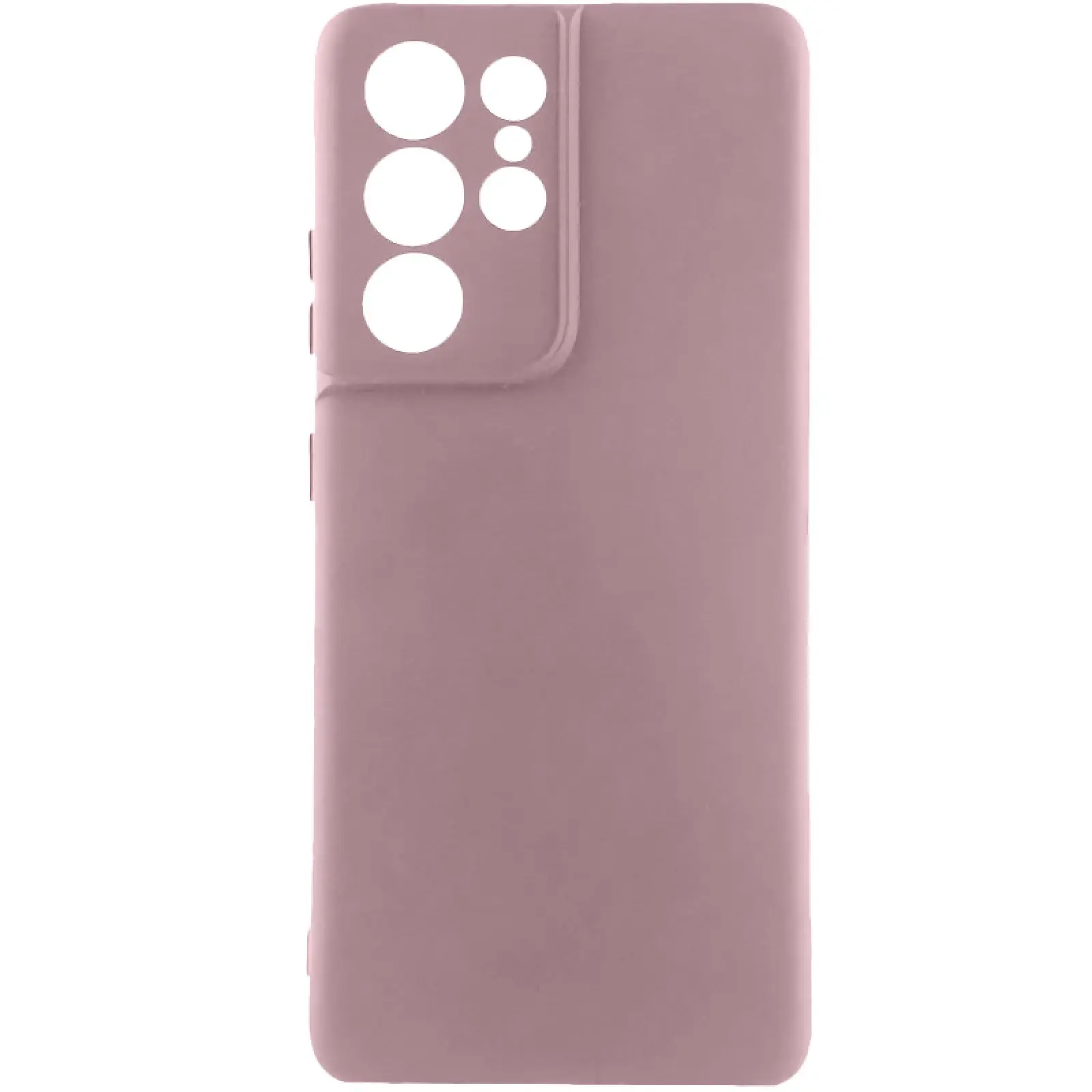 Чехол TPU GETMAN Liquid Silk Full Camera для Samsung Galaxy S21 Ultra, Розовый / Pink Sand, TPU, купить оптом с доставкой