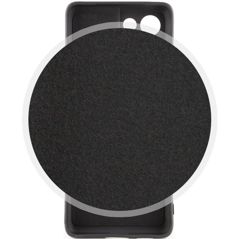 Чохол GETMAN Liquid Silk Full Camera для Samsung Galaxy S21 Ultra | TPU + Мікрофібра на малюнкі №3