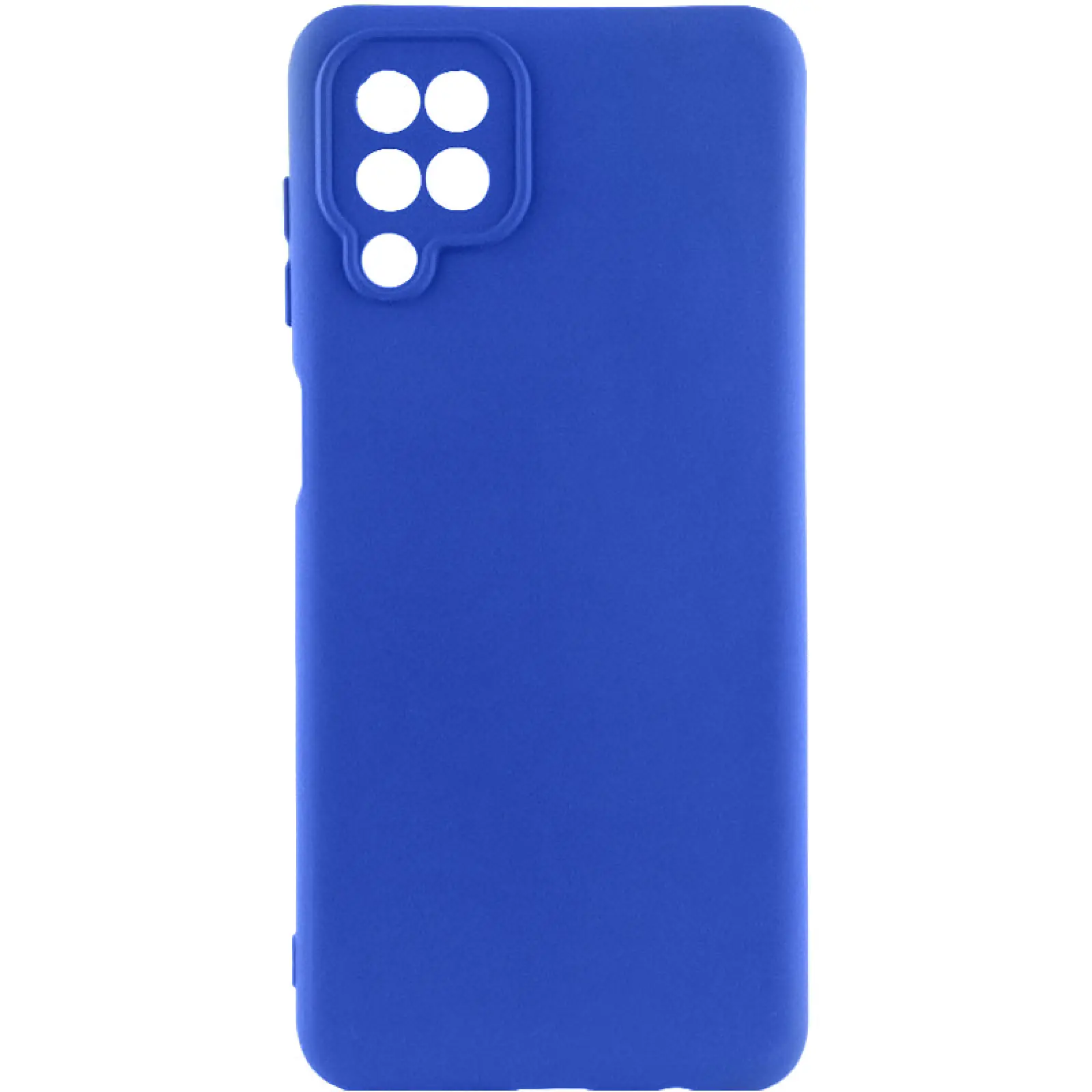 Чехол TPU GETMAN Liquid Silk Full Camera для Samsung Galaxy A12, Синий / Deep navy, TPU, купить оптом с доставкой