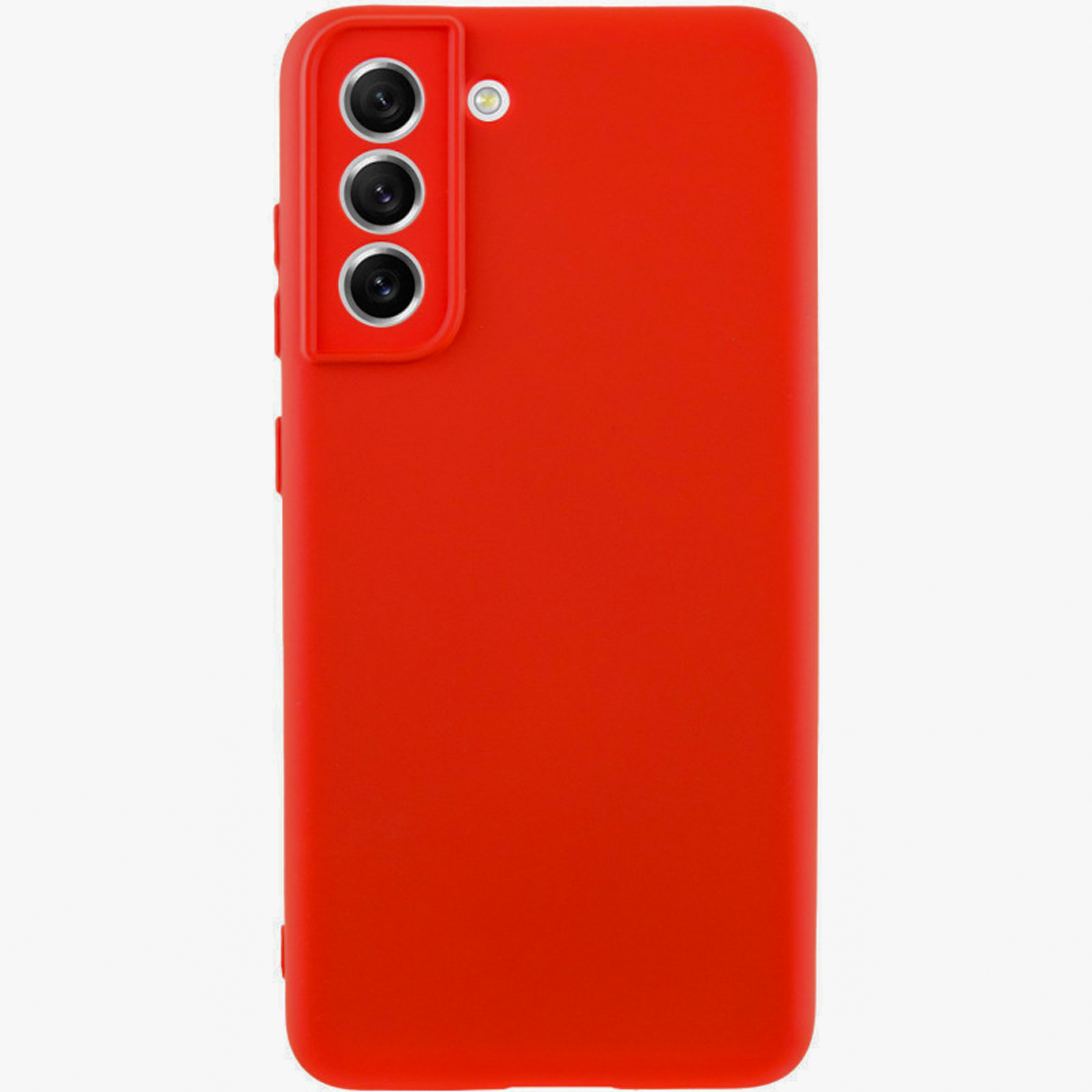 Чохол TPU GETMAN Liquid Silk Full Camera для Samsung Galaxy S21, Червоний / Dark Red, TPU, купити оптом з доставкою