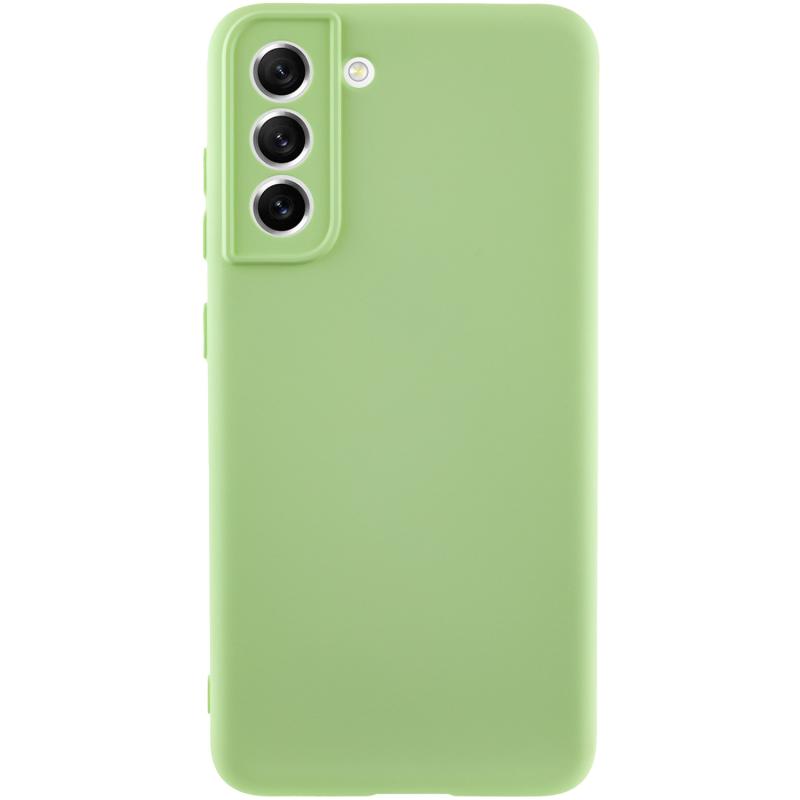 Чохол GETMAN Liquid Silk Full Camera для Samsung Galaxy S21 | TPU + Мікрофібра на малюнкі №1