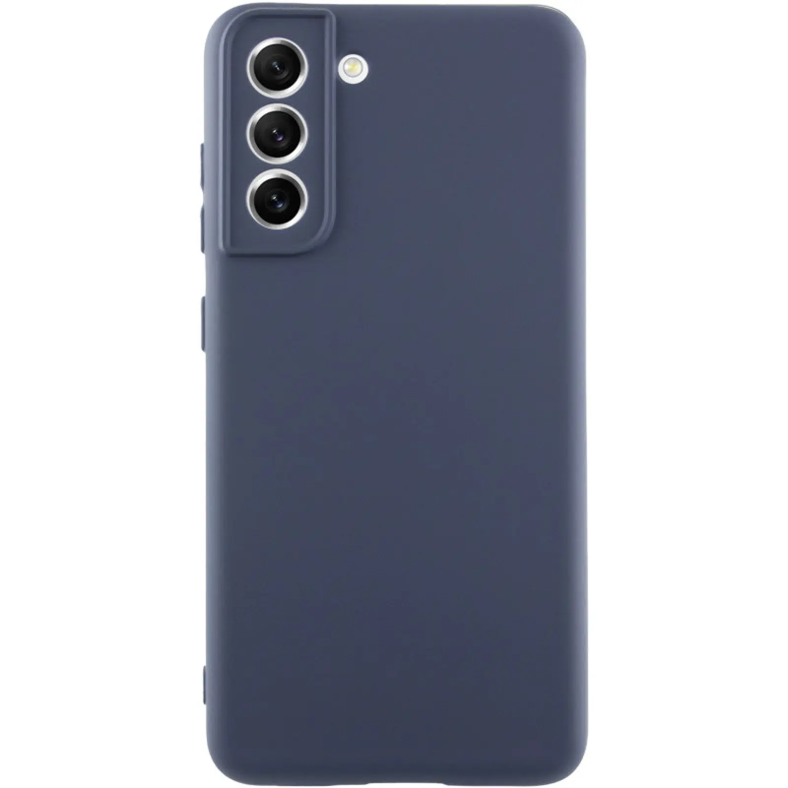 Чехол TPU GETMAN Liquid Silk Full Camera для Samsung Galaxy S21, Синий / Midnight Blue, TPU, купить оптом с доставкой