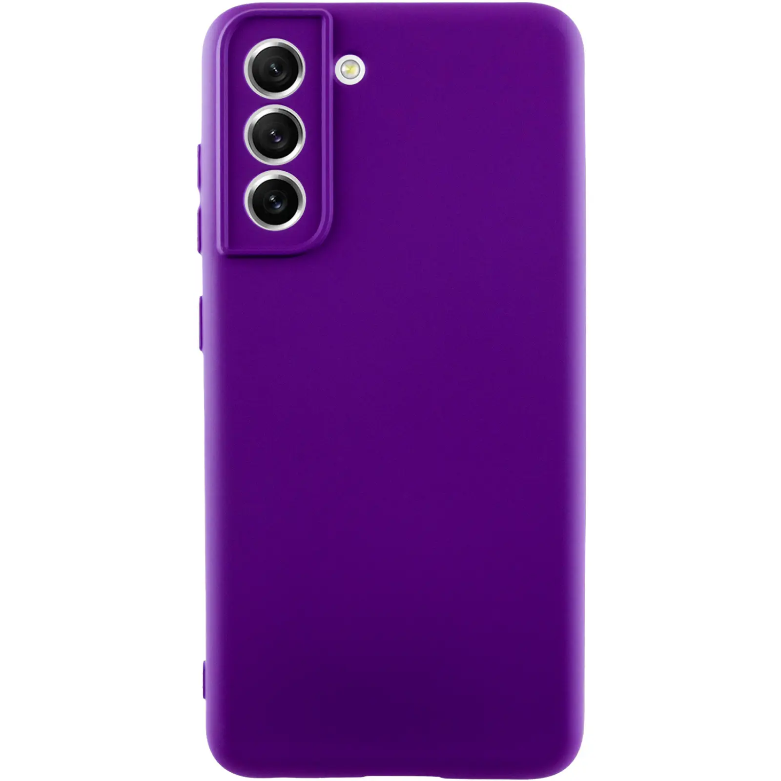 Чехол TPU GETMAN Liquid Silk Full Camera для Samsung Galaxy S21, Фиолетовый / Ultra Violet, TPU, купить оптом с доставкой
