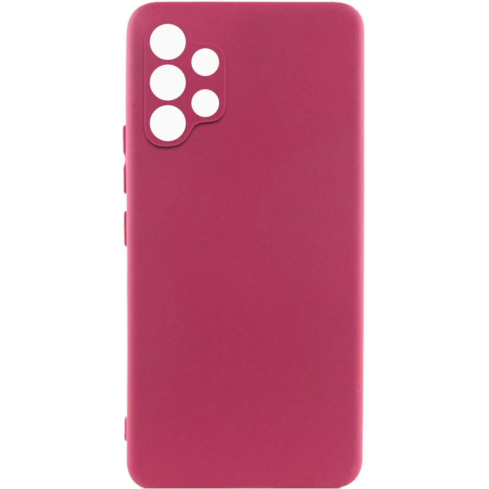Чехол TPU GETMAN Liquid Silk Full Camera для Samsung Galaxy A32 4G, Бордовый / Marsala, TPU, купить оптом с доставкой