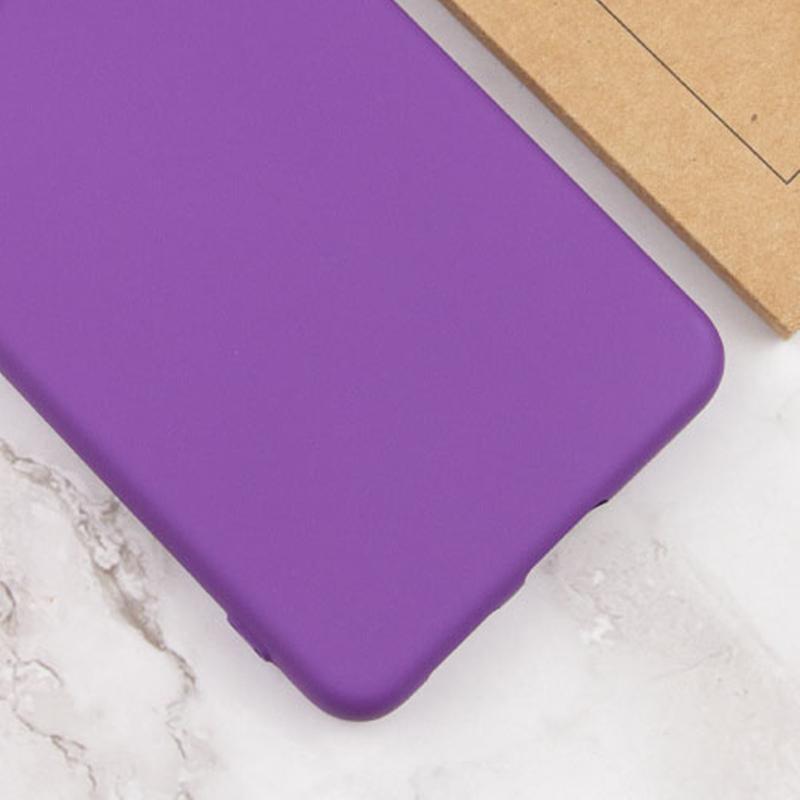 Чохол GETMAN Liquid Silk Full Camera для Samsung Galaxy A32 (A325F) 4G | TPU + Мікрофібра на малюнкі №4