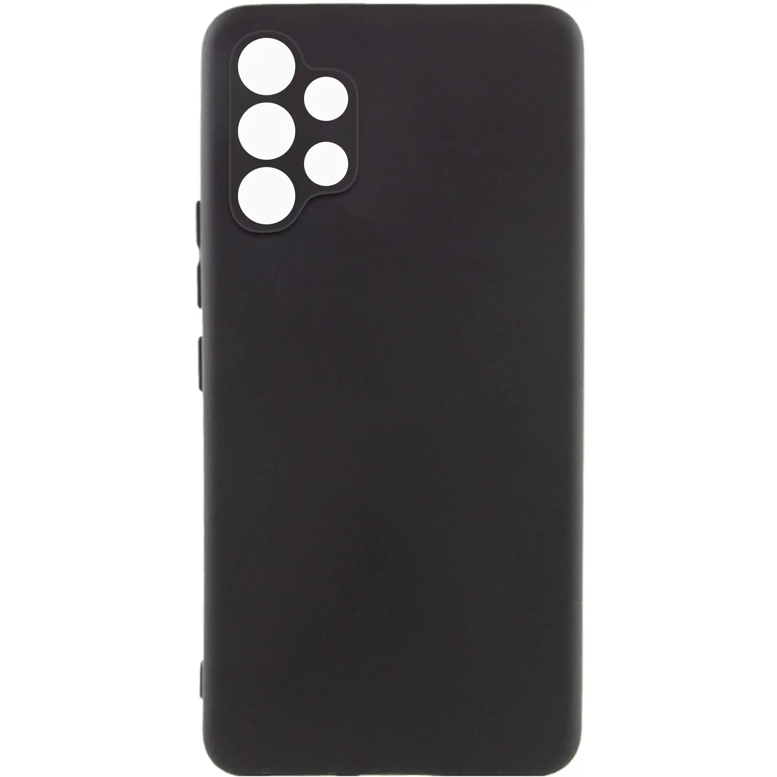 Чехол TPU GETMAN Liquid Silk Full Camera для Samsung Galaxy A32 4G, Черный / Black, TPU, купить оптом с доставкой