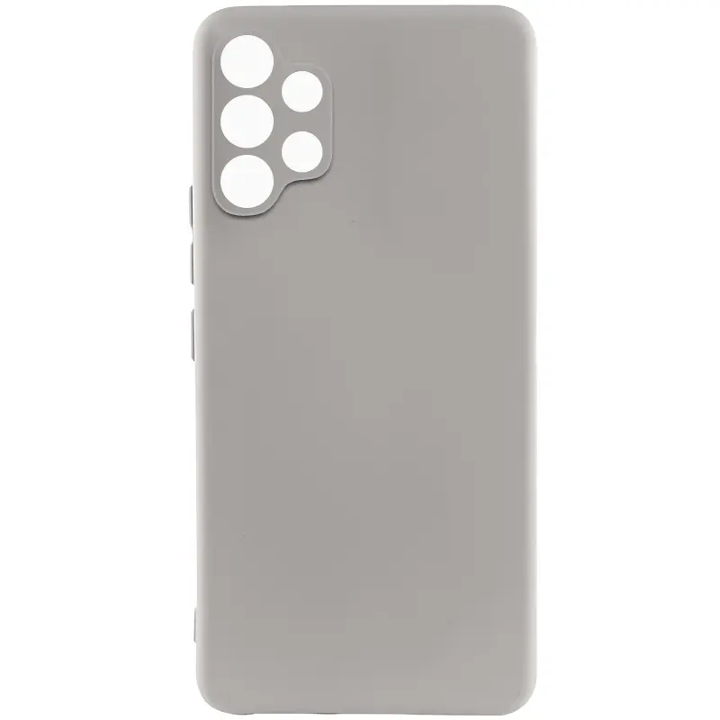 Чехол TPU GETMAN Liquid Silk Full Camera для Samsung Galaxy A32 4G, Серый / Lavender, TPU, купить оптом с доставкой