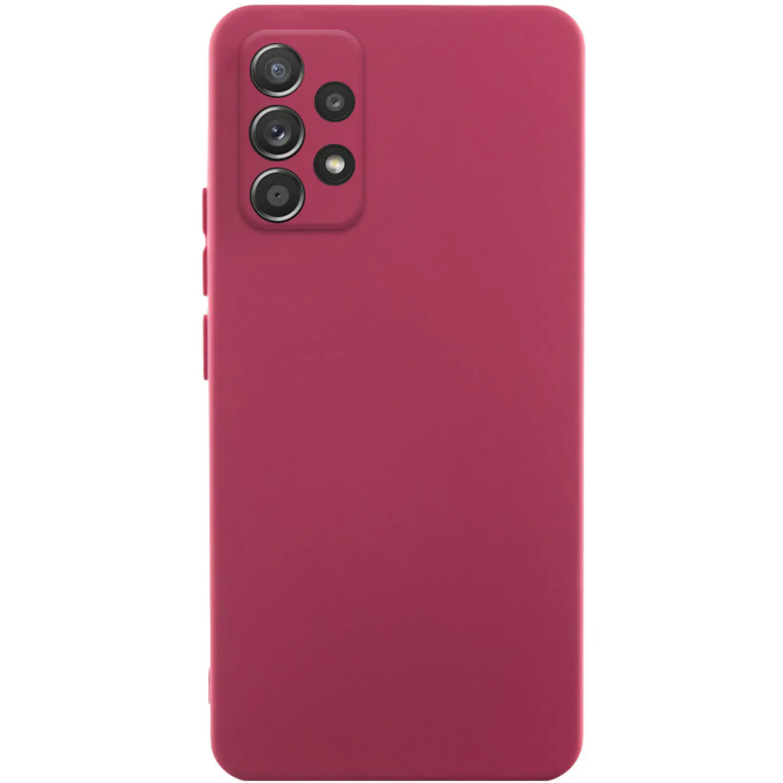 Чехол TPU GETMAN Liquid Silk Full Camera для Samsung Galaxy A52 4G / A52 5G / A52s, Бордовый / Marsala, TPU, купить оптом с доставкой