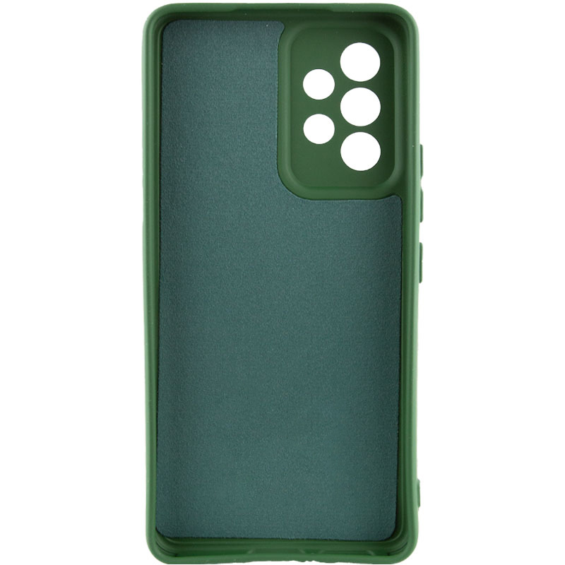 Чохол TPU GETMAN Liquid Silk Full Camera для Samsung Galaxy A52 4G / A52 5G / A52s, Зелений / Dark green 1, TPU, купити оптом з доставкою