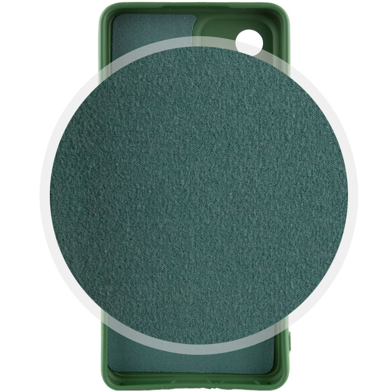 Чохол TPU GETMAN Liquid Silk Full Camera для Samsung Galaxy A52 4G / A52 5G / A52s, Зелений / Dark green 2, TPU, купити оптом з доставкою
