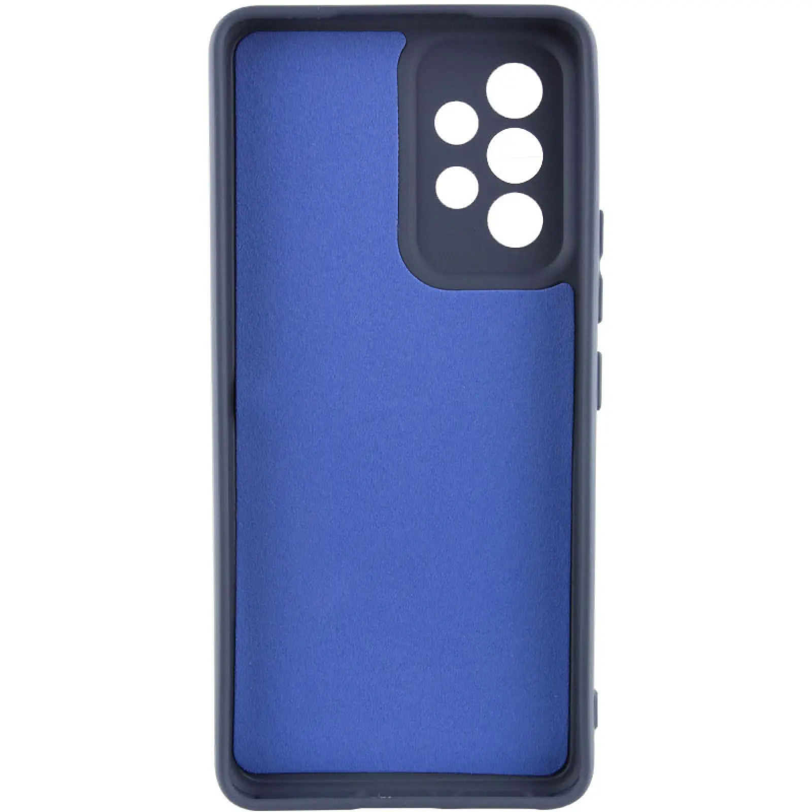 Чехол TPU GETMAN Liquid Silk Full Camera для Samsung Galaxy A52 4G / A52 5G / A52s, Синий / Midnight Blue 1, TPU, купить оптом с доставкой