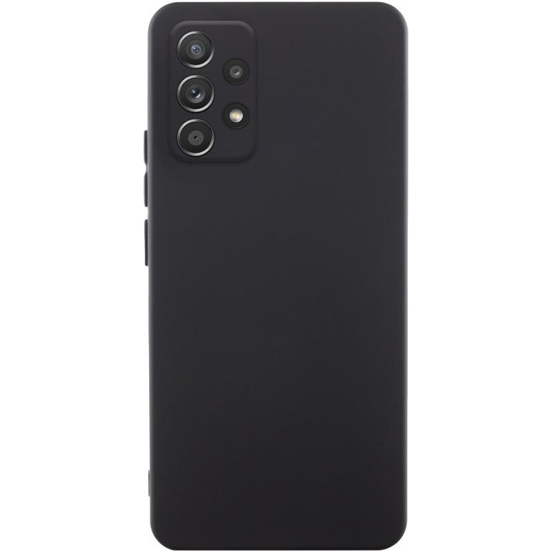 Чохол GETMAN Liquid Silk Full Camera для Samsung Galaxy A52 4G / A52 5G | TPU + Мікрофібра на малюнкі №1