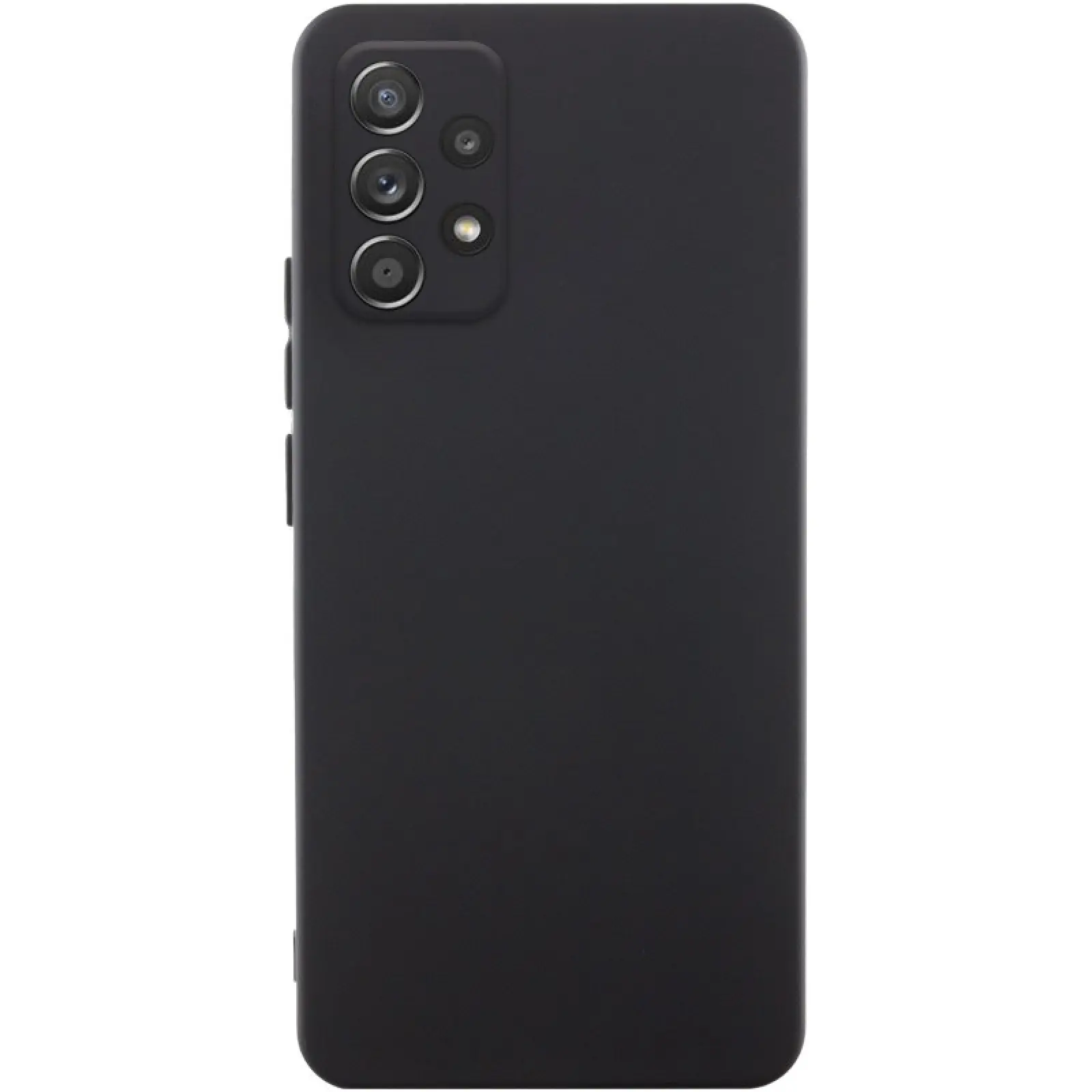 Чехол TPU GETMAN Liquid Silk Full Camera для Samsung Galaxy A52 4G / A52 5G / A52s, Черный / Black, TPU, купить оптом с доставкой