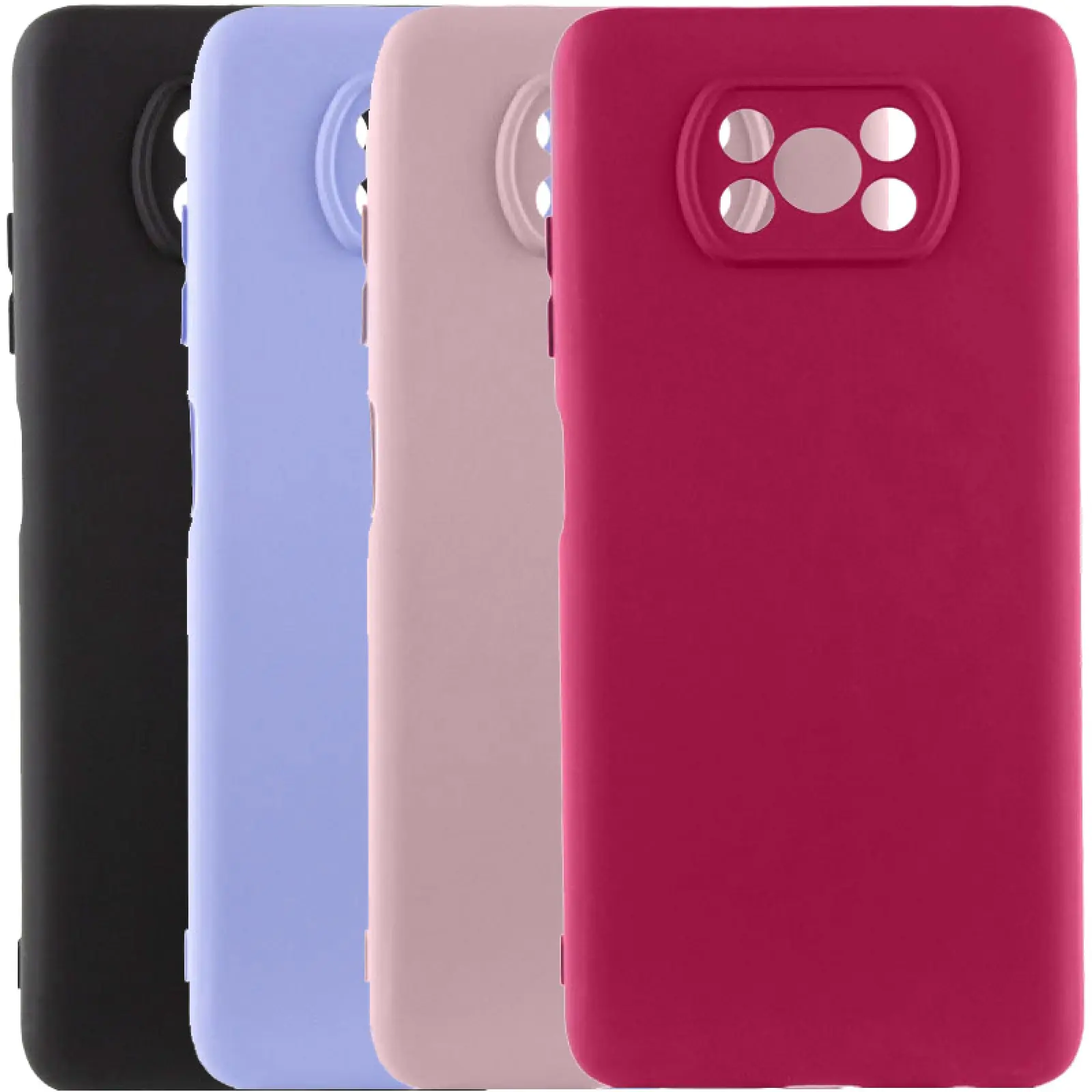 Чохол TPU GETMAN Liquid Silk Full Camera для Xiaomi Poco X3 NFC / Poco X3 Pro, TPU, купити оптом з доставкою