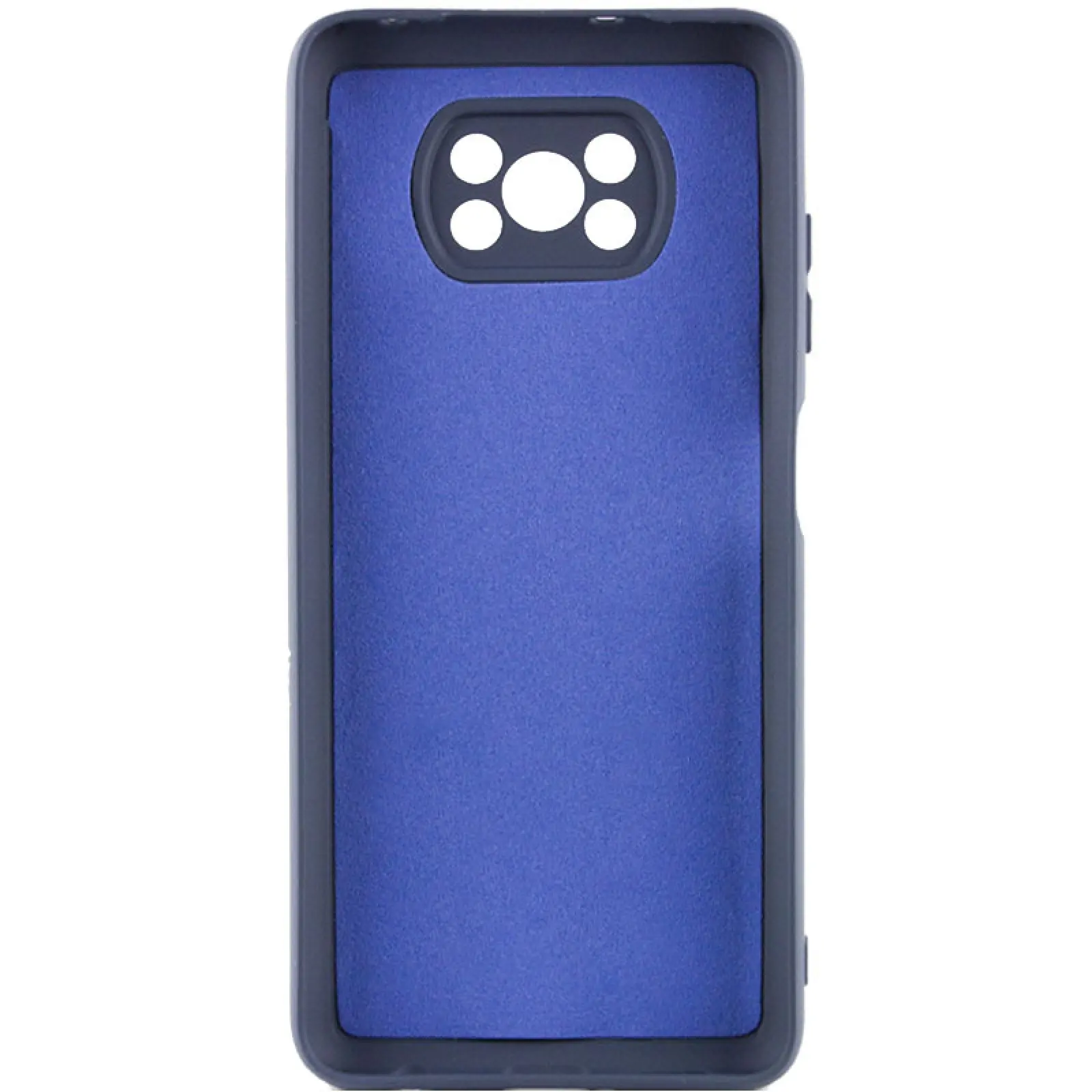 Чехол TPU GETMAN Liquid Silk Full Camera для Xiaomi Poco X3 NFC / Poco X3 Pro, Синий / Midnight Blue 1, TPU, купить оптом с доставкой