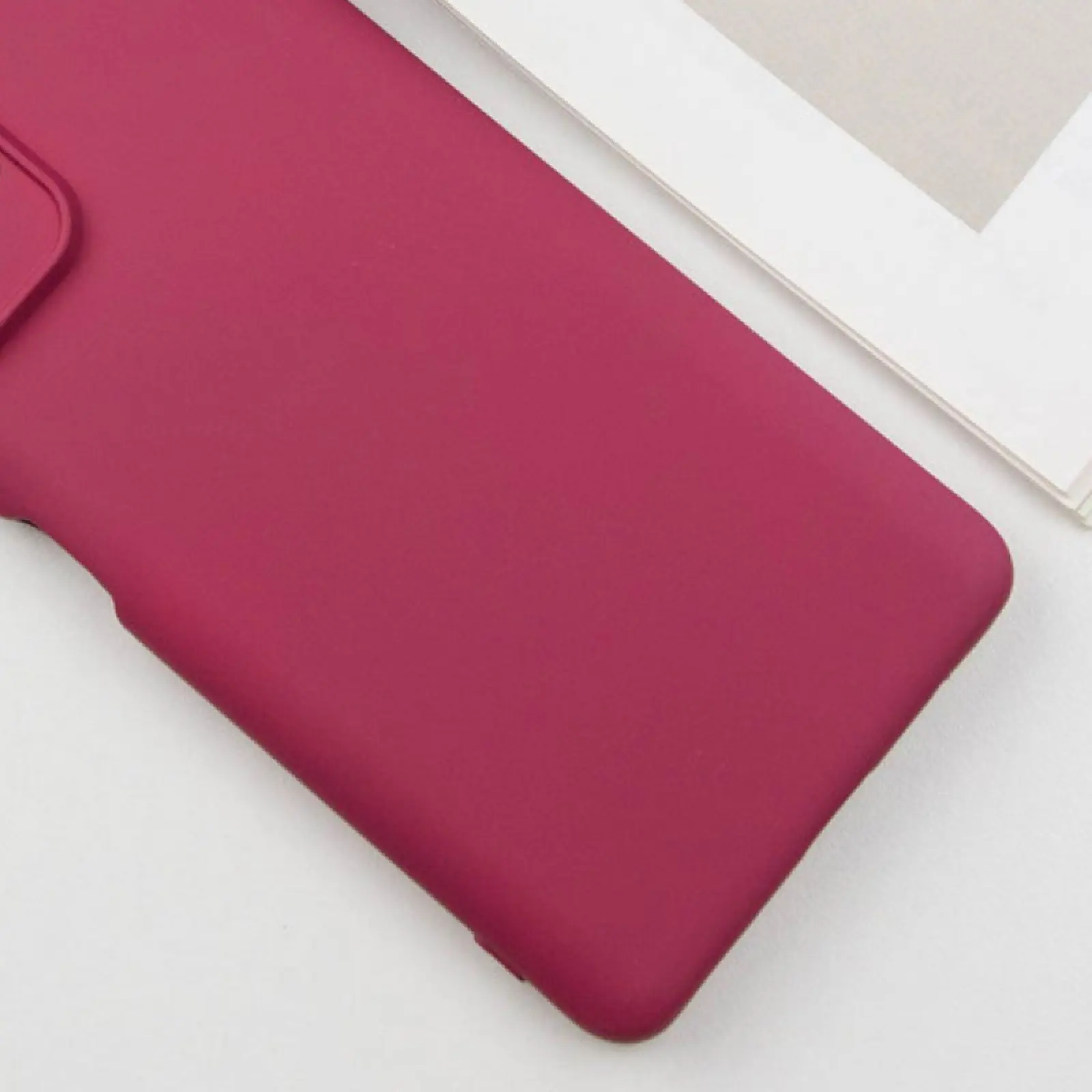 Чохол TPU GETMAN Liquid Silk Full Camera для Xiaomi Redmi 10, Бордовий / Marsala 2, TPU, купити оптом з доставкою