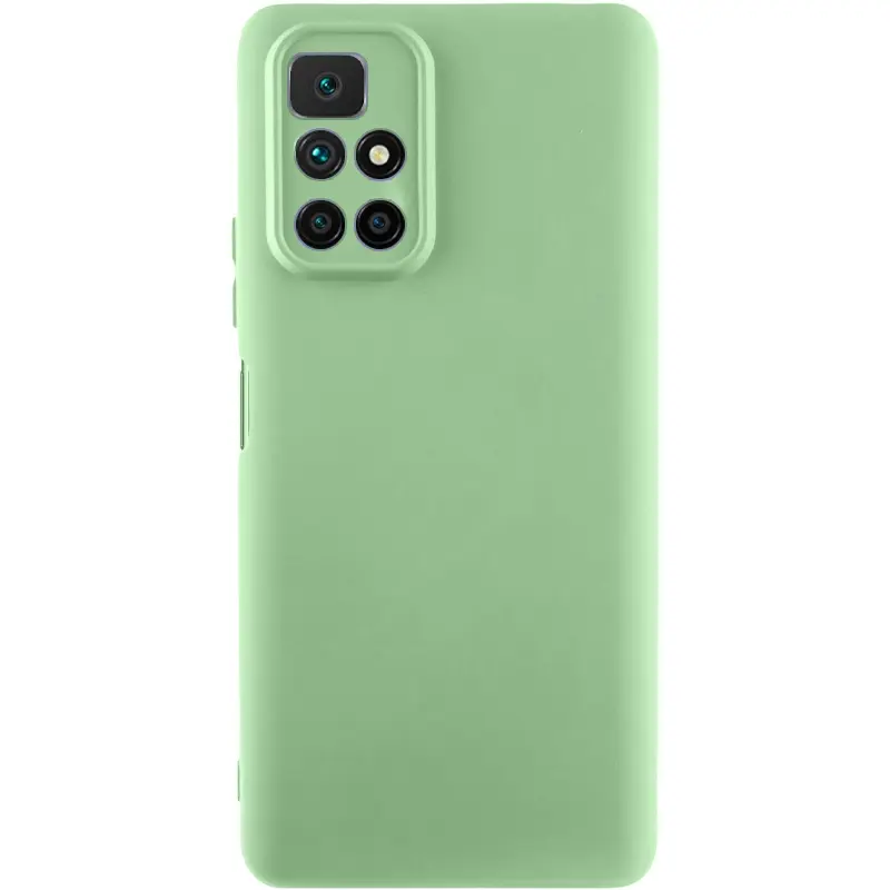 Чехол TPU GETMAN Liquid Silk Full Camera для Xiaomi Redmi 10, Зеленый / Pistachio, TPU, купить оптом с доставкой