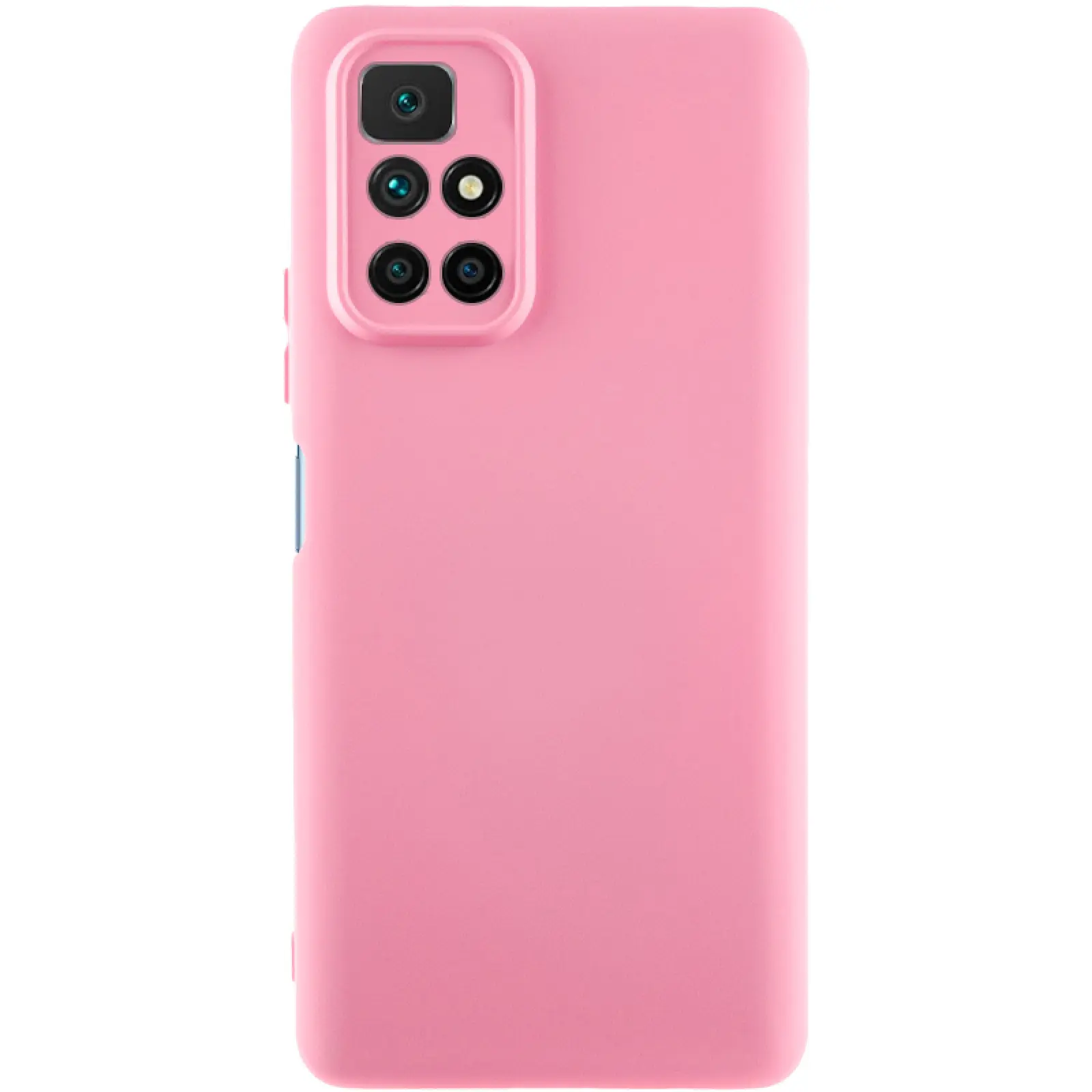 Чехол TPU GETMAN Liquid Silk Full Camera для Xiaomi Redmi 10, Розовый / Pink, TPU, купить оптом с доставкой