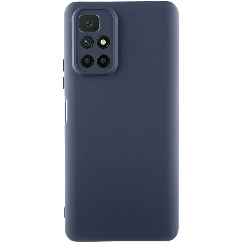 Чохол TPU GETMAN Liquid Silk Full Camera для Xiaomi Redmi 10, Синій / Midnight Blue, TPU, купити оптом з доставкою