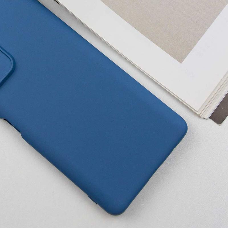 Чехол GETMAN Liquid Silk Full Camera для Xiaomi Redmi 10 | TPU + Микрофибра на картинке №2