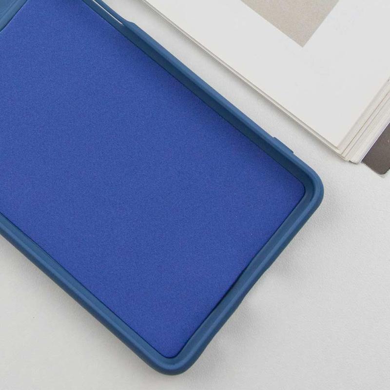 Чехол GETMAN Liquid Silk Full Camera для Xiaomi Redmi 10 | TPU + Микрофибра на картинке №3