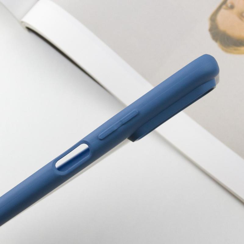 Чехол GETMAN Liquid Silk Full Camera для Xiaomi Redmi 10 | TPU + Микрофибра на картинке №4