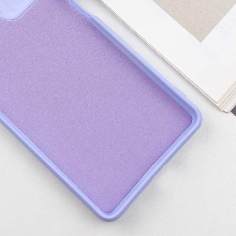 Чехол GETMAN Liquid Silk Full Camera для Xiaomi Redmi 10 | TPU + Микрофибра на картинке №3