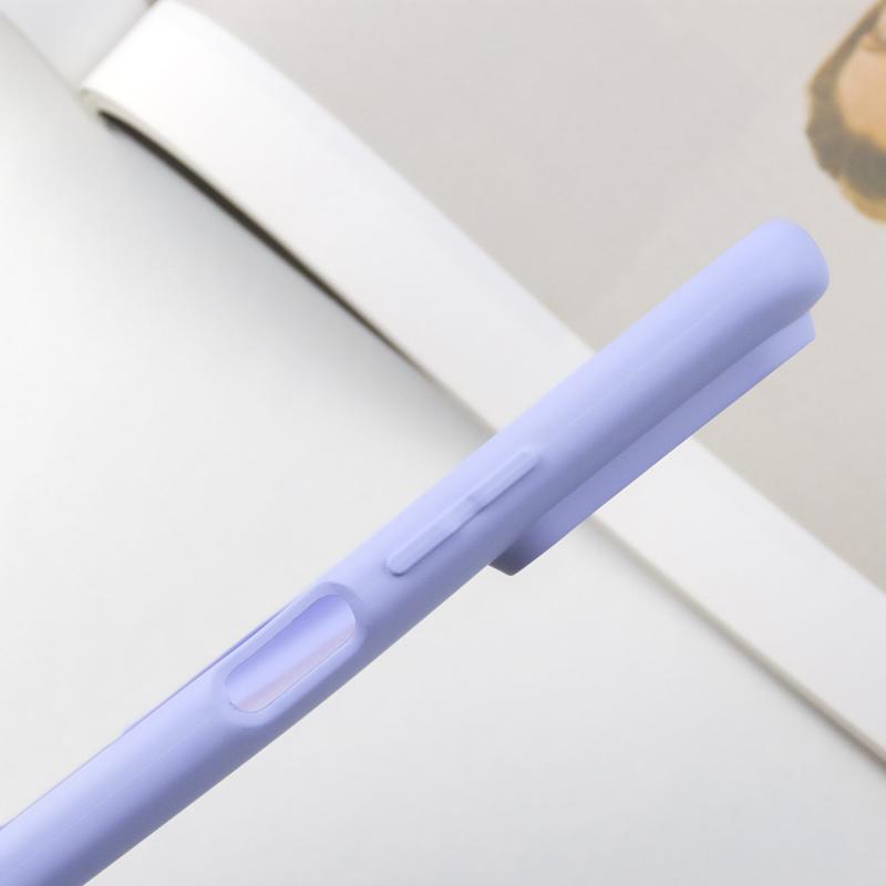 Чехол GETMAN Liquid Silk Full Camera для Xiaomi Redmi 10 | TPU + Микрофибра на картинке №4