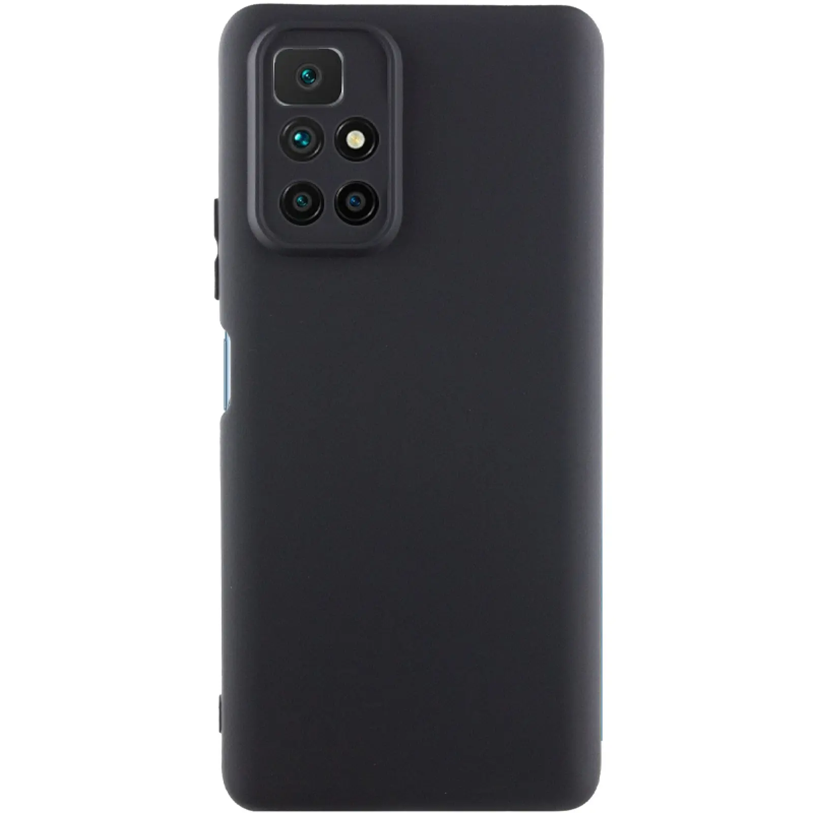 Чохол TPU GETMAN Liquid Silk Full Camera для Xiaomi Redmi 10, Чорний / Black, TPU, купити оптом з доставкою