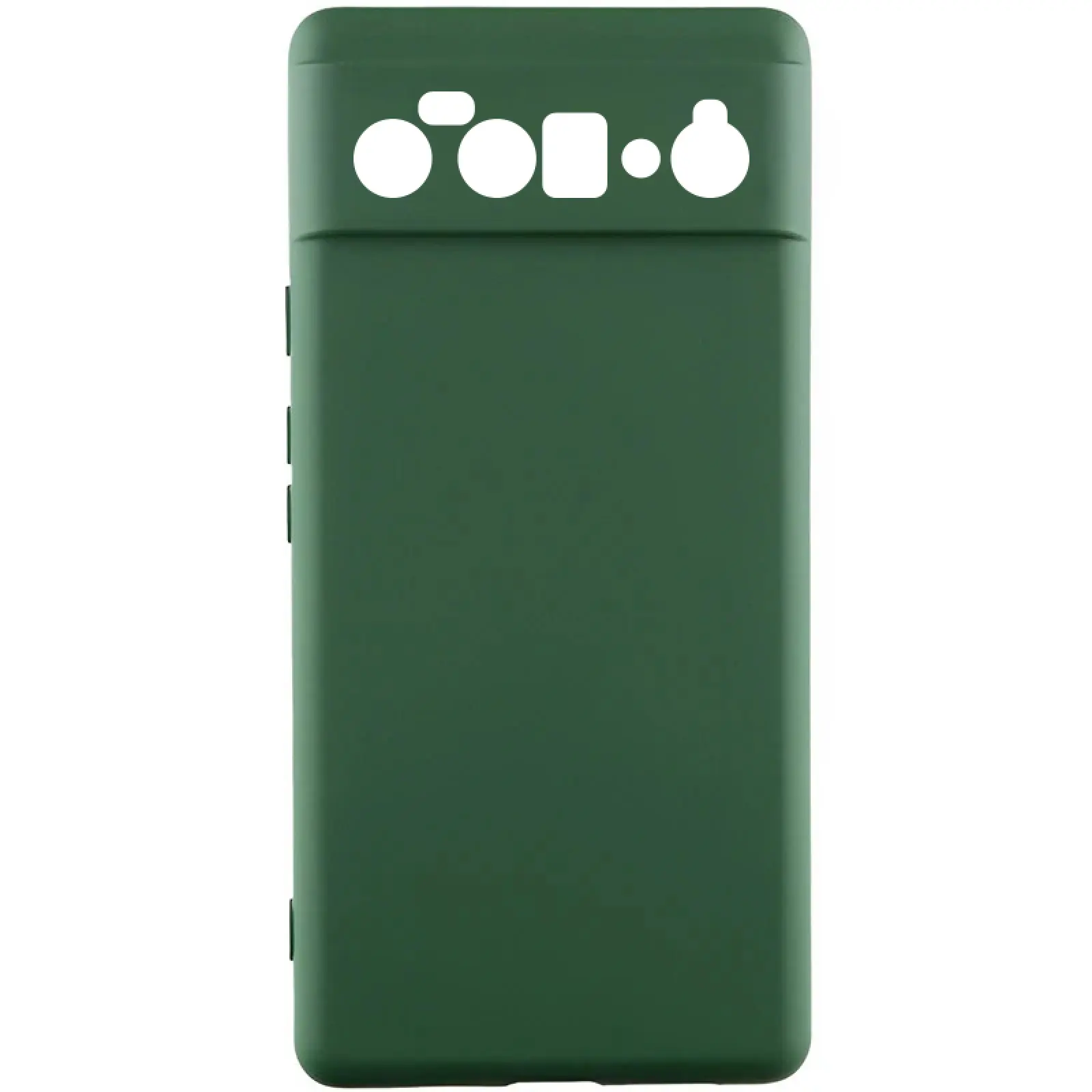 Чохол TPU GETMAN Liquid Silk Full Camera для Google Pixel 6 Pro, Зелений / Dark green, TPU, купити оптом з доставкою