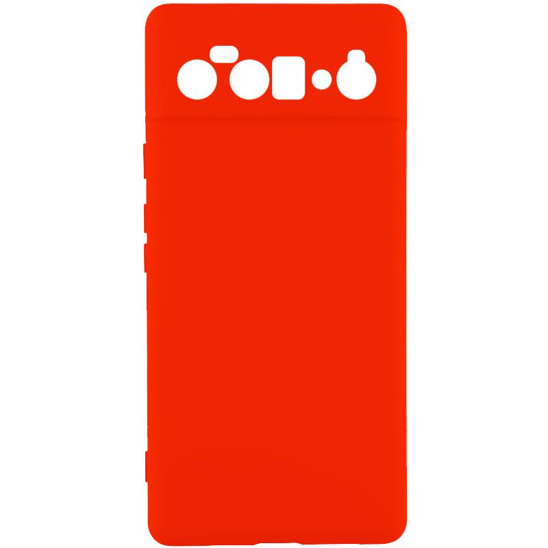 Чохол GETMAN Liquid Silk Full Camera для Google Pixel 6 Pro | TPU + Мікрофібра на малюнкі №1