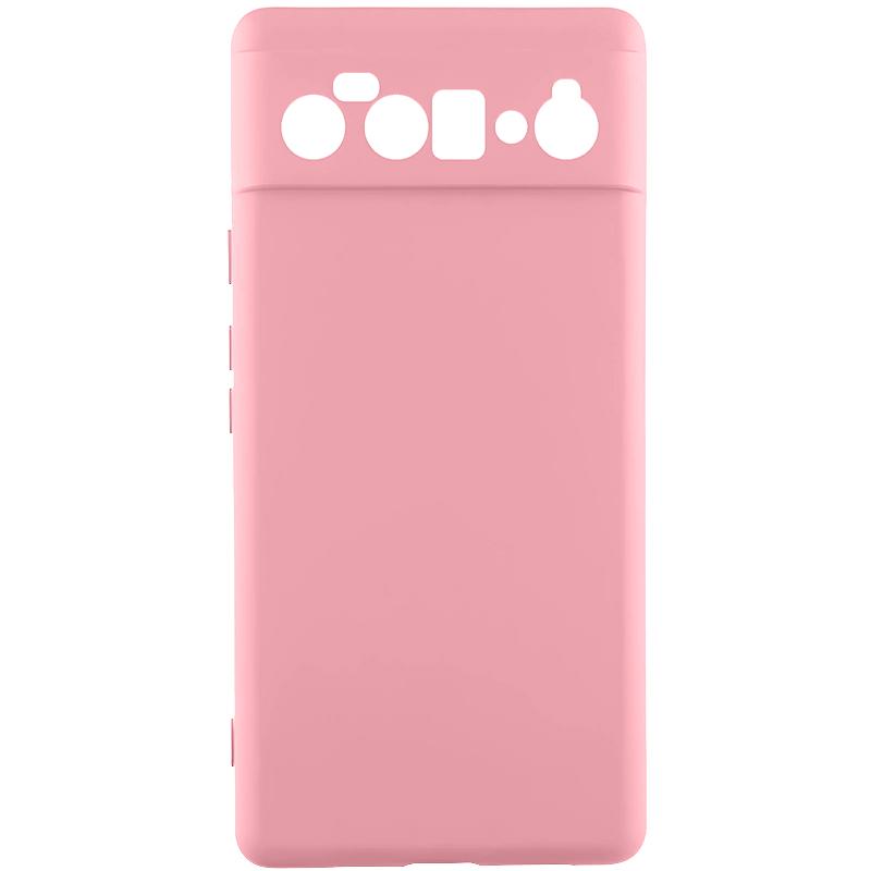 Чохол GETMAN Liquid Silk Full Camera для Google Pixel 6 Pro | TPU + Мікрофібра на малюнкі №1