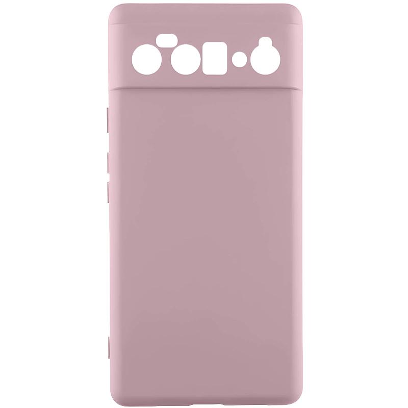 Чохол GETMAN Liquid Silk Full Camera для Google Pixel 6 Pro | TPU + Мікрофібра на малюнкі №1