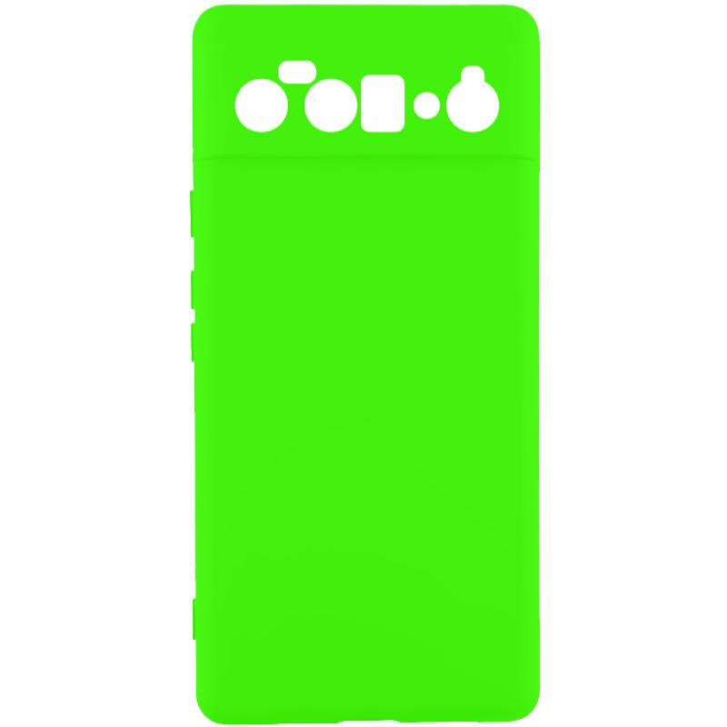 Чохол GETMAN Liquid Silk Full Camera для Google Pixel 6 Pro | TPU + Мікрофібра на малюнкі №1