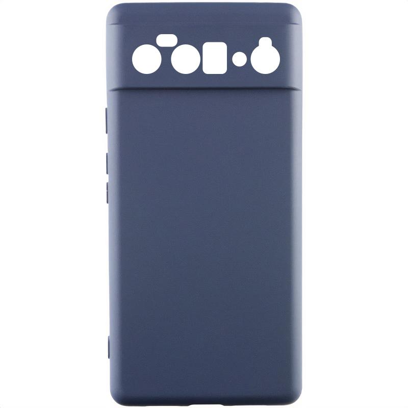 Чохол GETMAN Liquid Silk Full Camera для Google Pixel 6 Pro | TPU + Мікрофібра на малюнкі №1