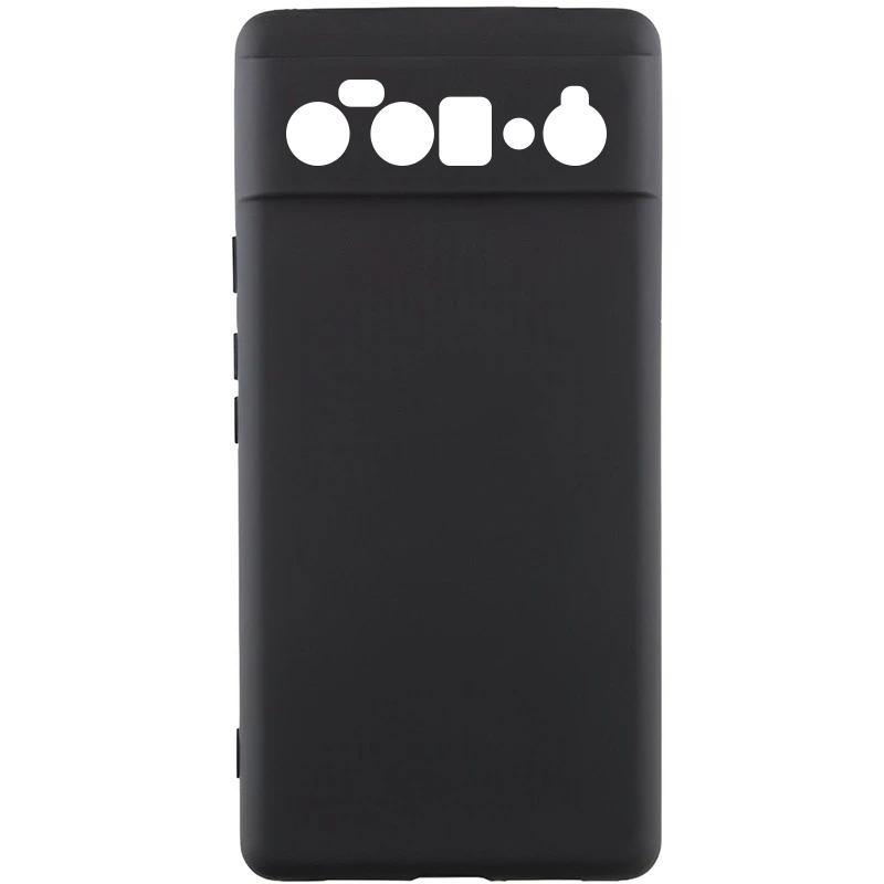 Чохол GETMAN Liquid Silk Full Camera для Google Pixel 6 Pro | TPU + Мікрофібра на малюнкі №1