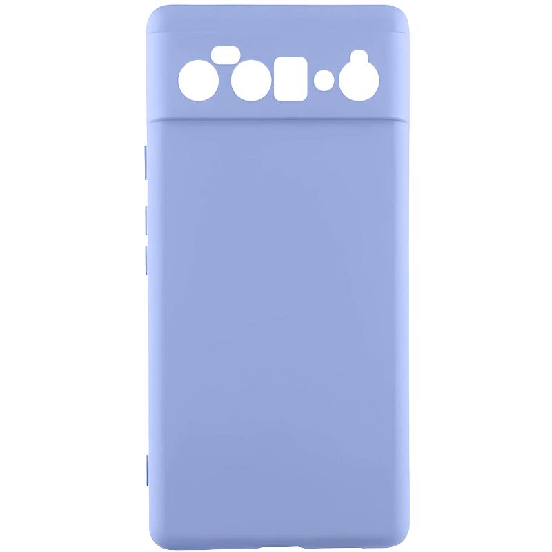 Чохол GETMAN Liquid Silk Full Camera для Google Pixel 6 Pro | TPU + Мікрофібра на малюнкі №1