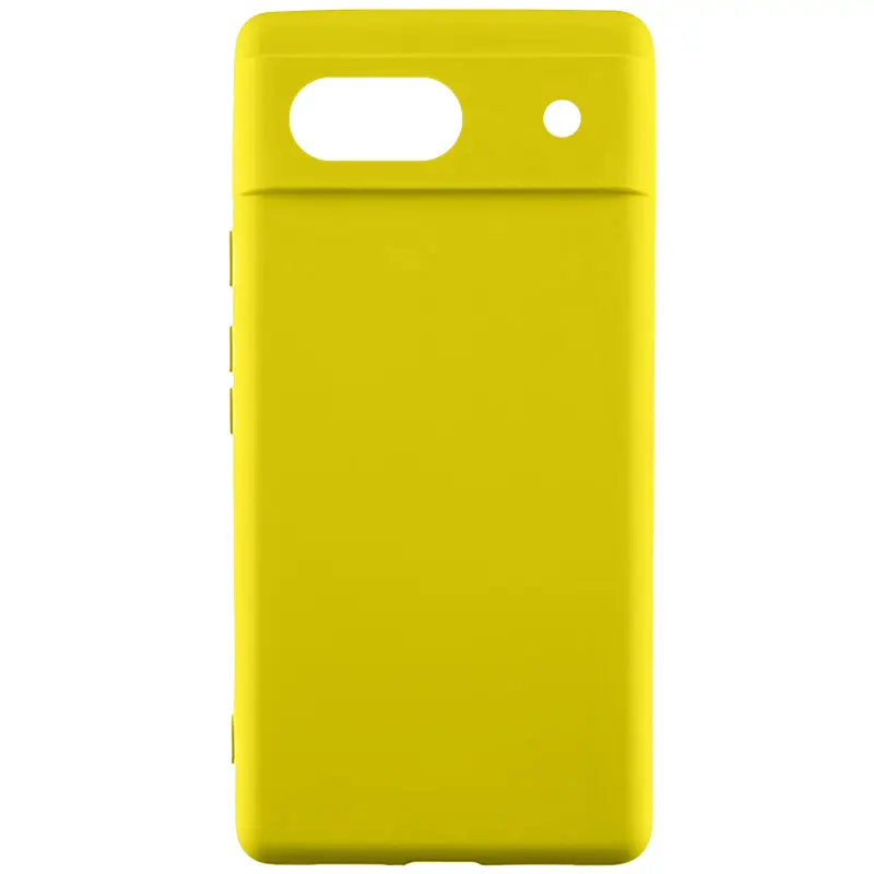 Чехол TPU GETMAN Liquid Silk Full Camera для Google Pixel 6, Желтый / Flash, TPU, купить оптом с доставкой