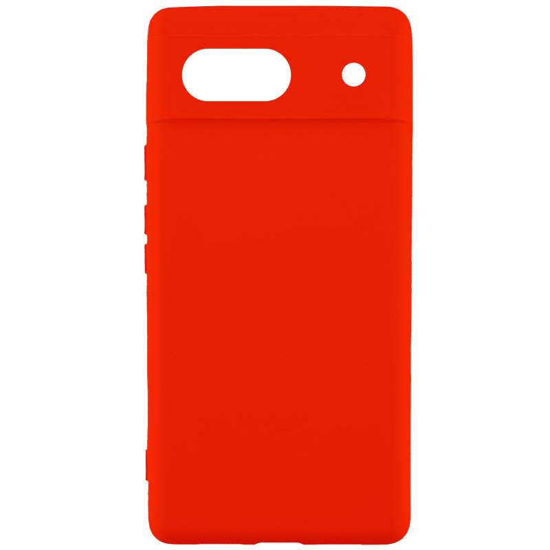 Чохол GETMAN Liquid Silk Full Camera для Google Pixel 6 | TPU + Мікрофібра на малюнкі №1