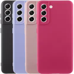 Чехол TPU GETMAN Liquid Silk Full Camera для Samsung Galaxy S22+