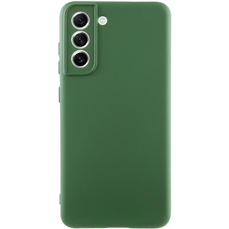 Чохол GETMAN Liquid Silk Full Camera для Samsung Galaxy S22+ | TPU + Мікрофібра на малюнкі №1