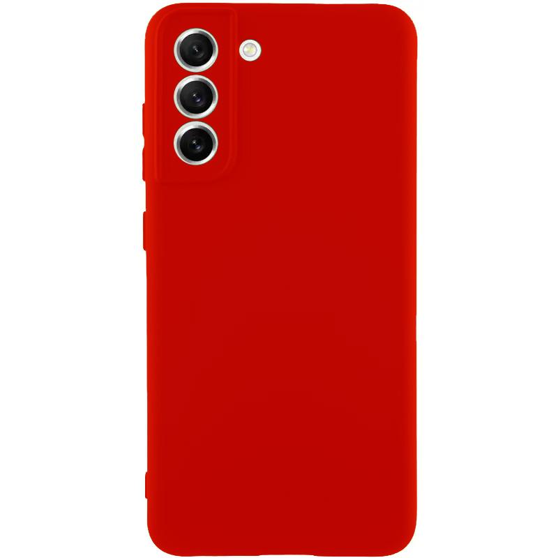 Чохол GETMAN Liquid Silk Full Camera для Samsung Galaxy S22+ | TPU + Мікрофібра на малюнкі №1