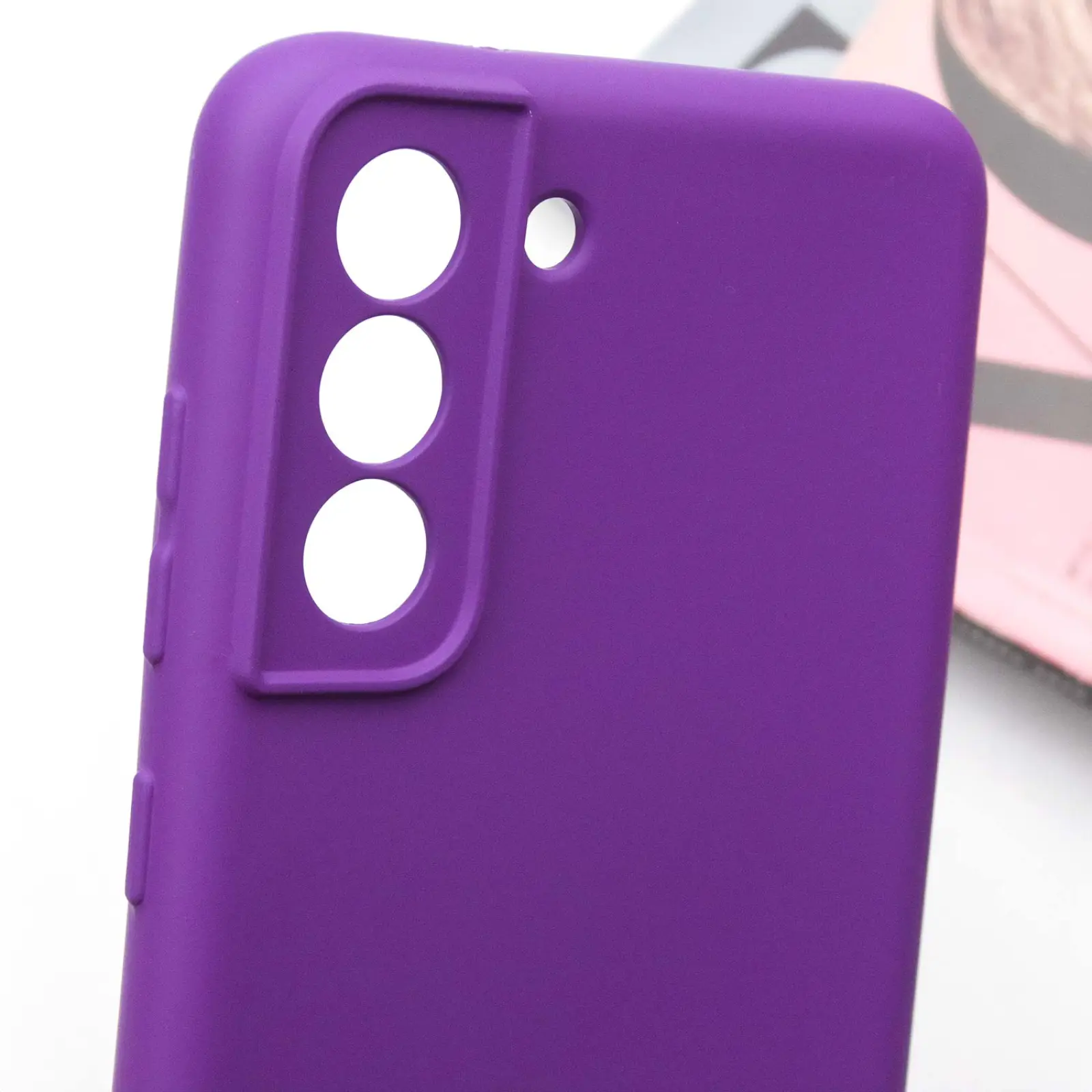 Чохол TPU GETMAN Liquid Silk Full Camera для Samsung Galaxy S22+, Фіолетовий / Purple 4, TPU, купити оптом з доставкою