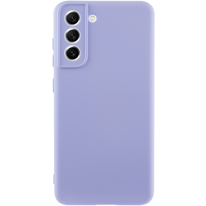 Чехол GETMAN Liquid Silk Full Camera для Samsung Galaxy S22 | TPU + Микрофибра на картинке №1